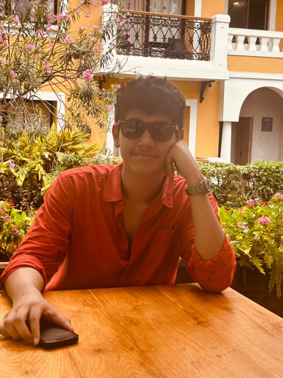 Portrait of Aarush Sangle, Co-Founder